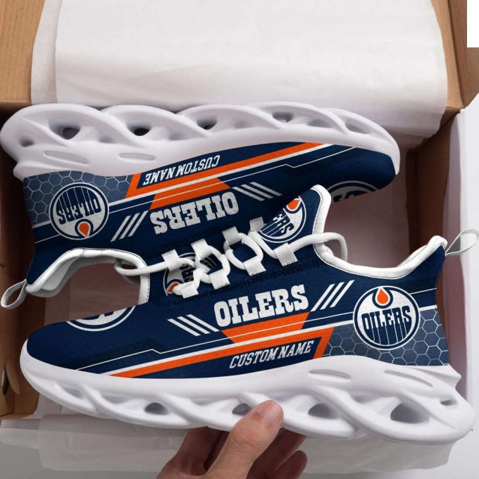 Edmonton Oilers Custom Personalized Max Soul Sneakers Running Sports Shoes For Men Women