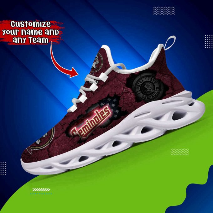 Florida State Seminoles Ncaa2 Any Teams, Custom Sports Shoes For Football Fans