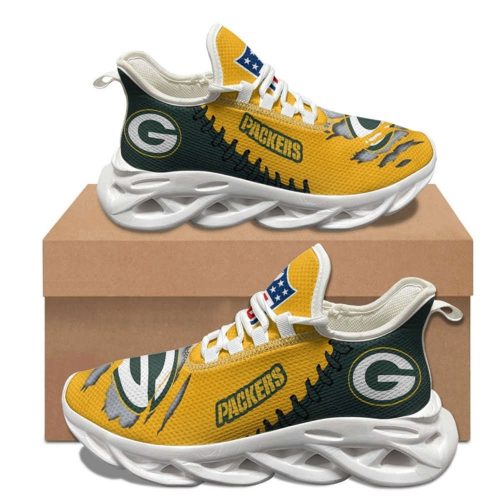 Green Bay Packers Sneakers 3D Max Soul Sneakers Running Sports Shoes For Men Women