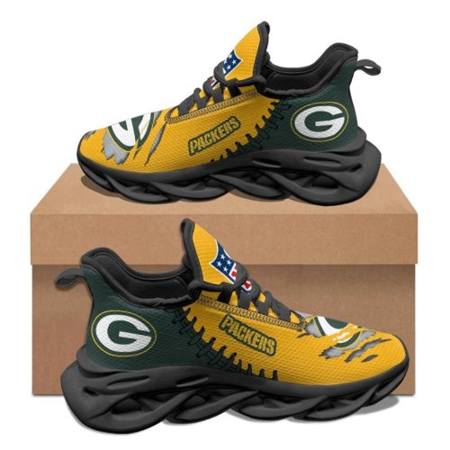 Personalized Name Michigan Wolverines American Football Team Helmet Max Soul Shoes For Fans