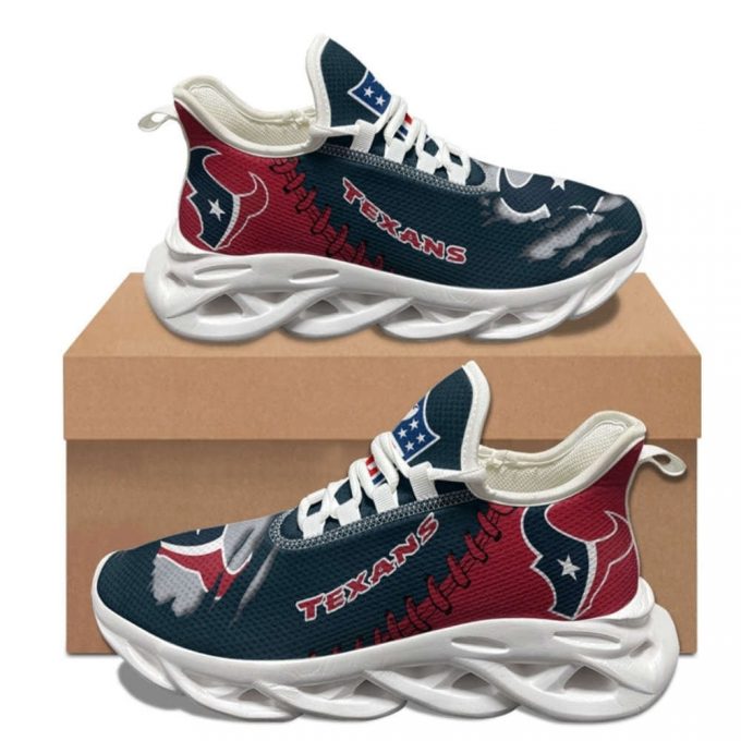 Houston Texans Sneakers 3D Max Soul Sneakers Running Sports Shoes For Men Women