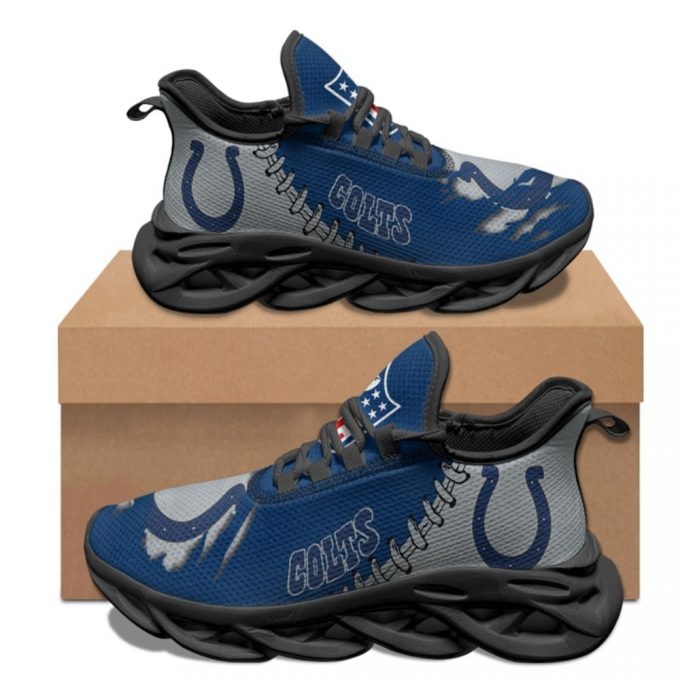 Indianapolis Colts Sneakers 3D Max Soul Shoes For Men And Women