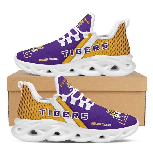 Lsu Tigers Custom Personalized Max Soul Sneakers Running Sports Shoes For Men Women