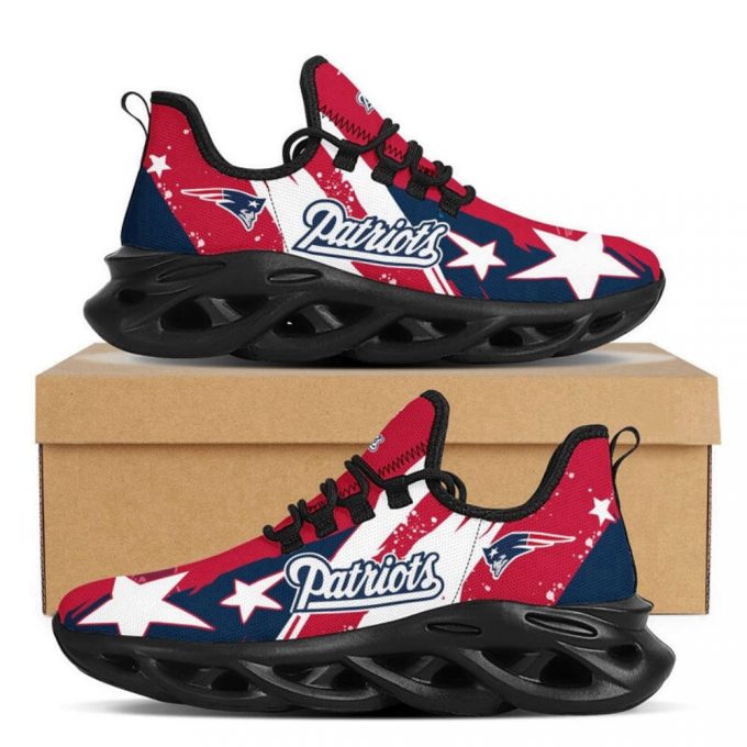 New England Patriots Sneakers Max Soul Shoes For Men And Women