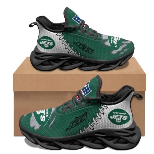 New York Jets Sneakers 3D Max Soul Shoes For Men And Women