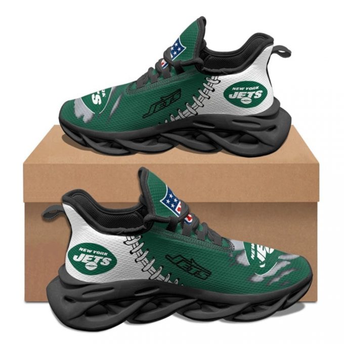 New York Jets Sneakers 3D Max Soul Shoes For Men And Women