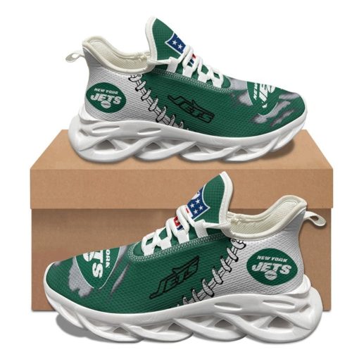 New York Jets Sneakers 3D Max Soul Shoes For Men And Women