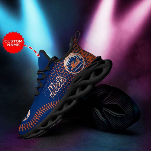 New York Mets Custom Personalized Max Soul Sneakers Running Sports Shoes For Men Women