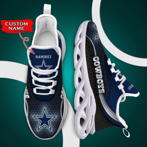 Personalized Name Dallas Cowboys Max Soul Shoes Luxury For Man Women