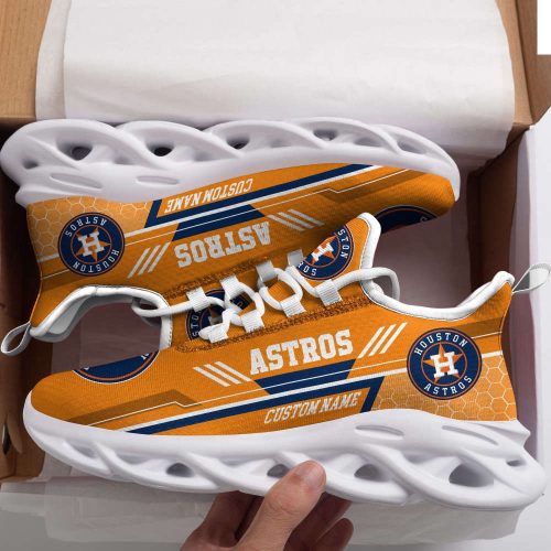 Personalized Name Houston Astros Max Soul Sneakers Running Sports Shoes For Men Women