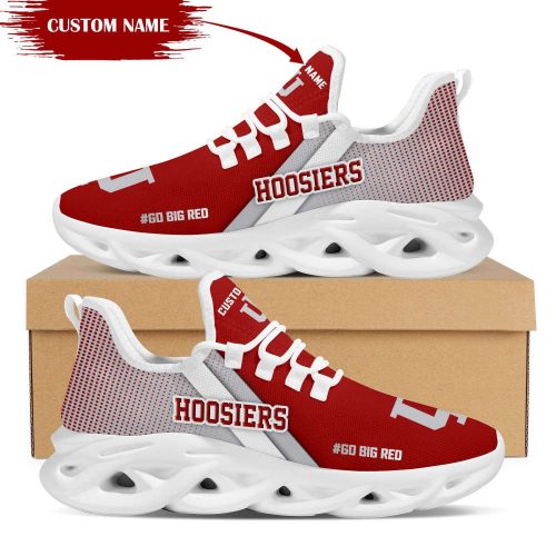 Personalized Name Indiana Hoosiers Max Soul Sneakers Running Sports Shoes For Men Women