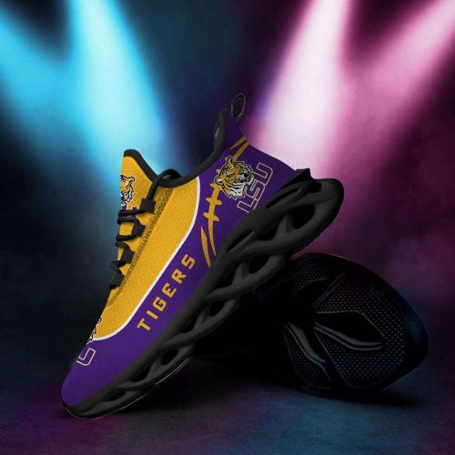 Personalized Name Lsu Tigers Max Soul Sneakers Running Sports Shoes For Men Women