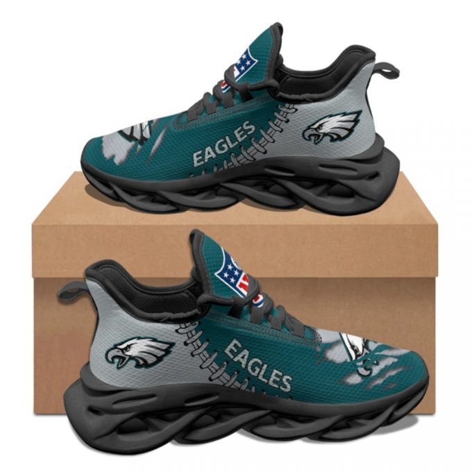 Philadelphia Eagles Sneakers 3D Max Soul Sneakers Running Sports Shoes For Men Women