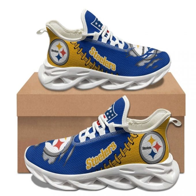 Pittsburgh Steelers Sneakers 3D  Max Soul Sneakers Running Sports Shoes For Men Women