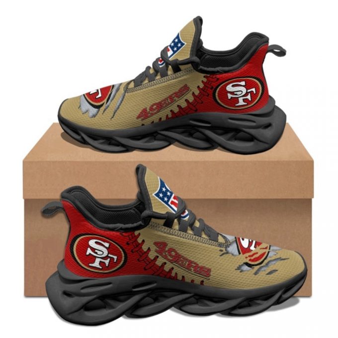 San Francisco 49Ers Sneakers 3D Max Soul Sneakers Running Sports Shoes For Men Women