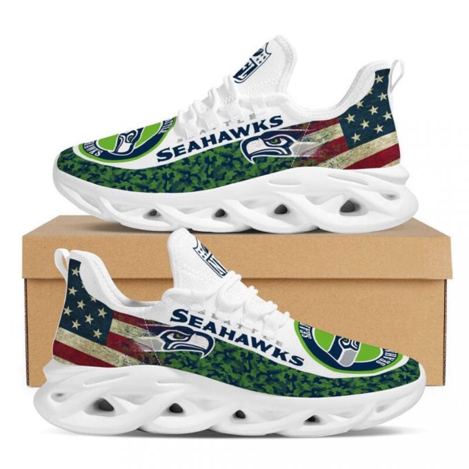 Seattle Seahawks Sneakers Max Soul Shoes For Men And Women