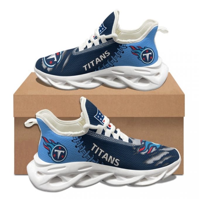 Tennessee Titans Sneakers 3D Max Soul Sneakers Running Sports Shoes For Men Women