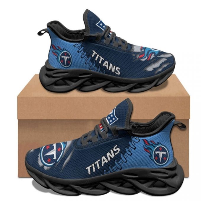 Tennessee Titans Sneakers 3D Max Soul Sneakers Running Sports Shoes For Men Women