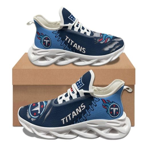 Tennessee Titans Sneakers 3D Max Soul Sneakers Running Sports Shoes For Men Women