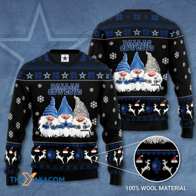 Ugly Christmas Sweater Dallas-Cowboys