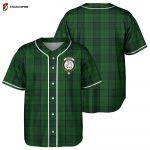 Dunbar Hunting Tartan Baseball Jersey, Family Crest Baseball Jersey Gift