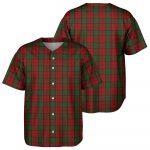 Dunbar Tartan Baseball Jersey, Plaid Baseball Jersey Gift