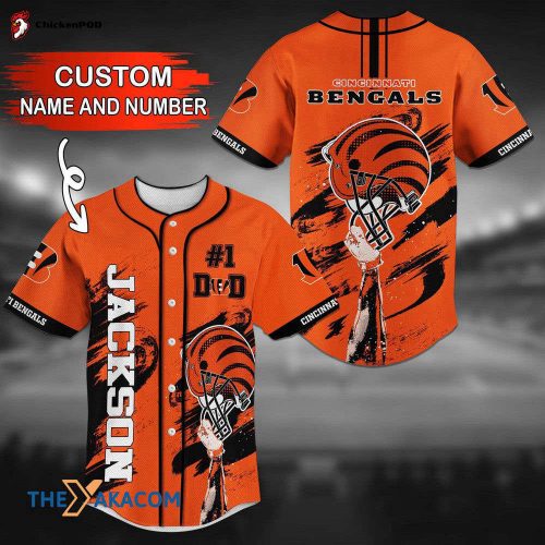 Personalized Cincinnati Bengals Best Gift Ideas
NFL Personalized Custom Name Baseball Jersey Shirt