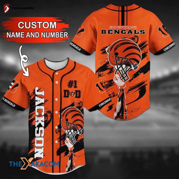 Personalized Cincinnati Bengals Best Gift Ideas
Nfl Personalized Custom Name Baseball Jersey Shirt