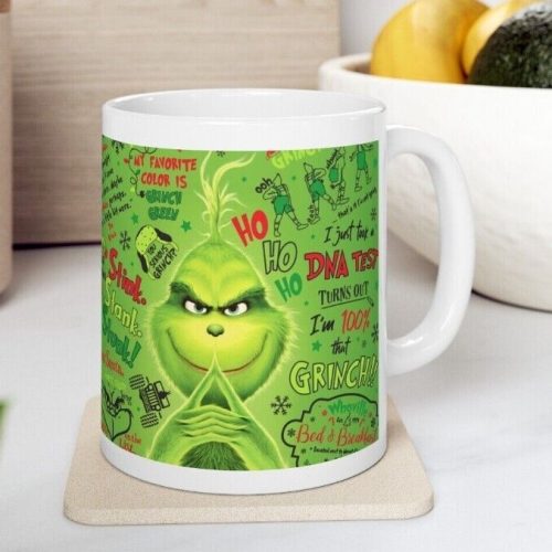 Coffee cup grinchmas christmas grinch gift Mug 11oz