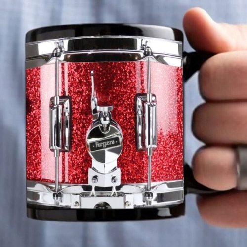 ROGERS DRUM MUG, Drum Mugs, Mug Drum, Drummer Mug, Drum Mug Gift, Instrument