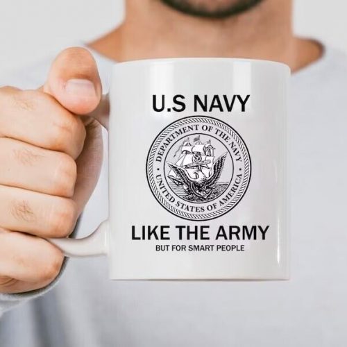 US Navy Mug, Navy Mug, Gift for US Navy, Military Gift, Navy Graduation 11oz Cup