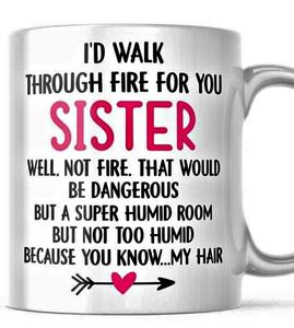 Sister Mug, Brother Sister Mug, Funny Sister Coffee Mug, Family Mugs Gift 11oz, Gifts From Brother