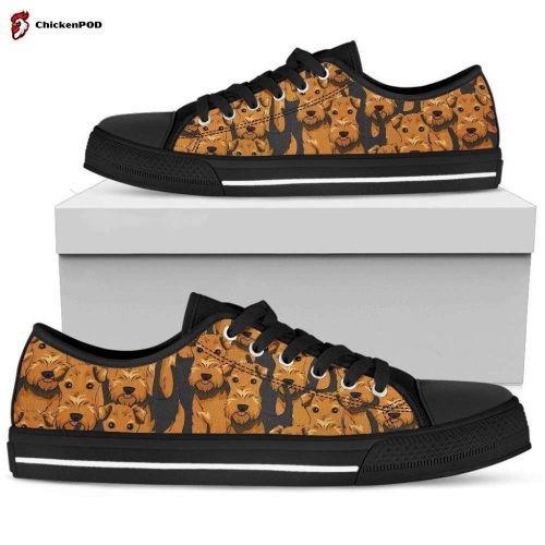 Airedale Terrier Women’s Low Top Shoes