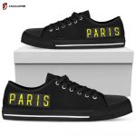 Airport Destinations PARIS – Low Top Canvas Shoes