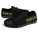 Airport Destinations PARIS – Low Top Canvas Shoes