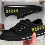 Airport Destinations PARIS – Low Top Canvas Shoes