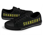 Airport Destinations SHANGHAI – Low Top Canvas Shoes For Men Women