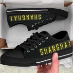 Airport Destinations SHANGHAI – Low Top Canvas Shoes For Men Women