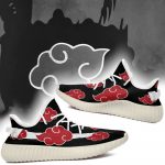 Akatsuki Cloud Shoes Black Naruto Anime Yeezy Sneaker For Fans