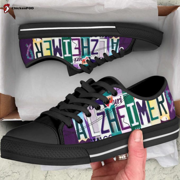 Alzheimer Warrior Low Top Shoes Am082008