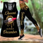 Are Born In December Combo Tank Top + LeggingLeggings