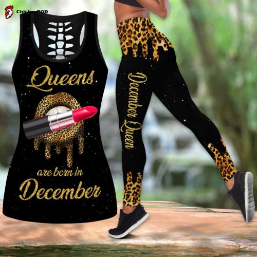 Are Born In December Combo Tank Top + LeggingLeggings