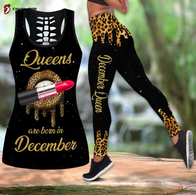 Are Born In December Combo Tank Top + Leggingleggings