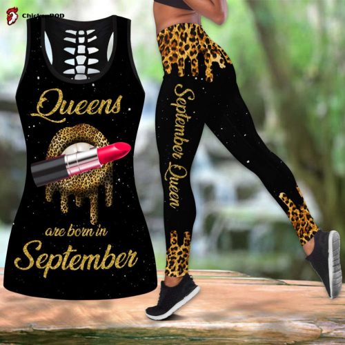 Are Born In September Combo Tank Top + LeggingLeggingsS