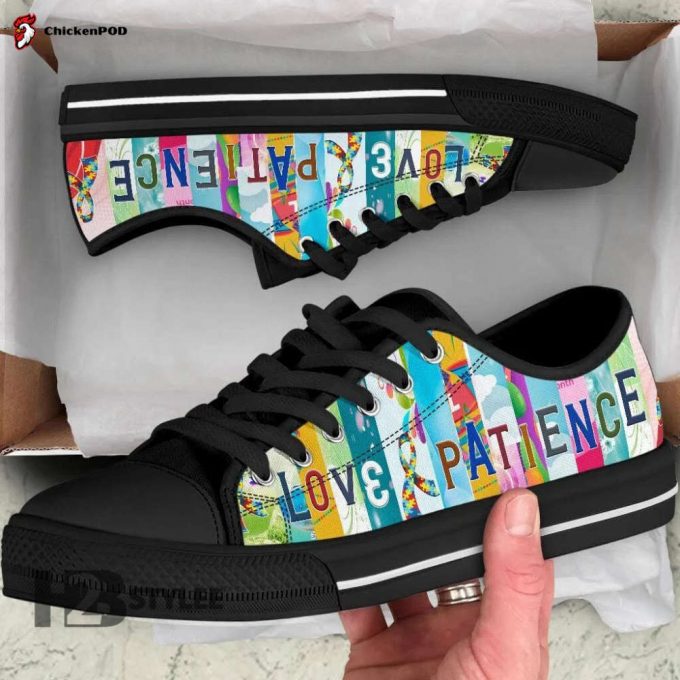 Autism Awareness Mom Low Top Canvas Shoes For Men Women