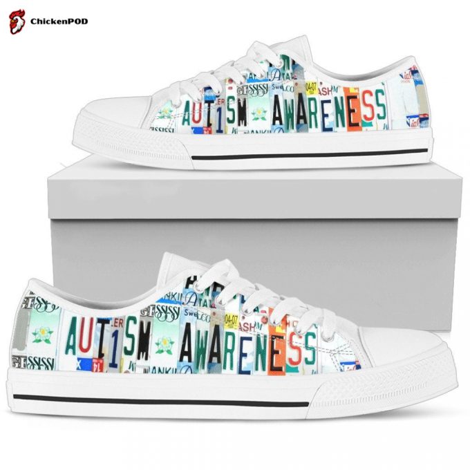 Autism Awareness Women’S Low Top Shoes Gift For Men Women