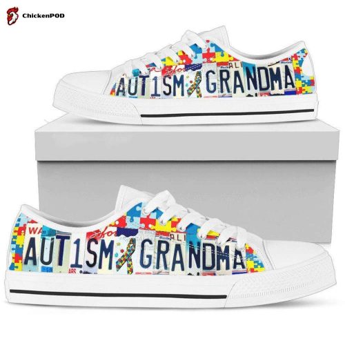 Autism grandma low top Shoes