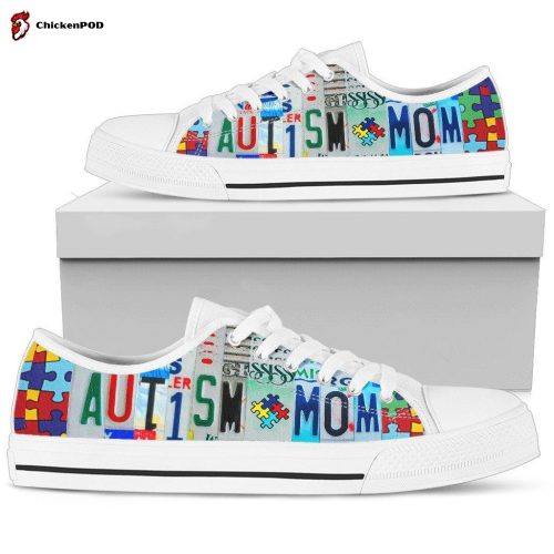 Autism Mom Low Top Shoes Gift for Men Women