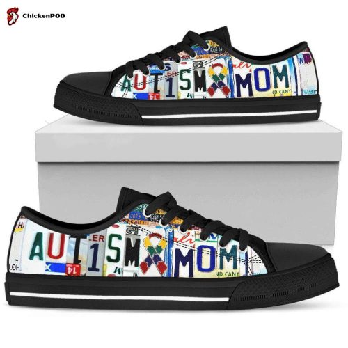 Autism Mom Low Top Shoes Gift for Men Women