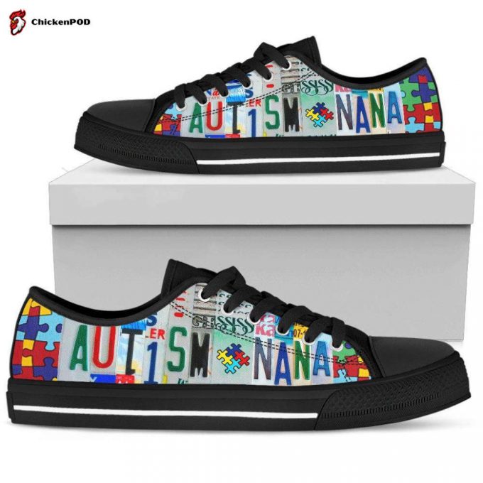 Autism Nana Low Top Shoes Gift For Men Women